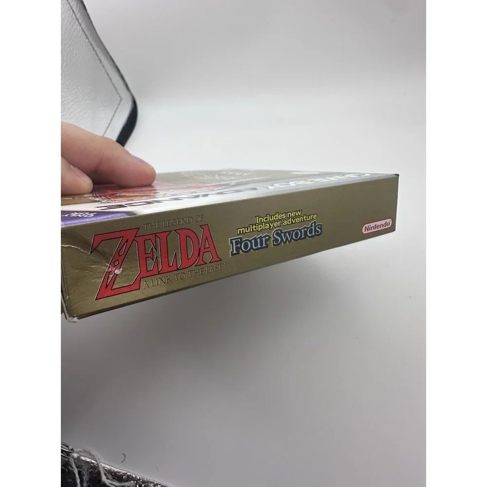 Zelda A Link to the Past Four Swords Game Boy Advance GBA Box Inserts NO Manual